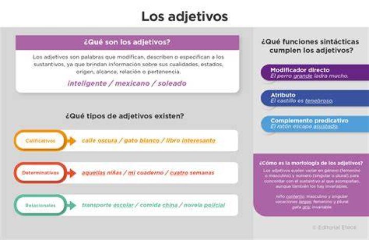 ¿Qué es un adjetivo variable