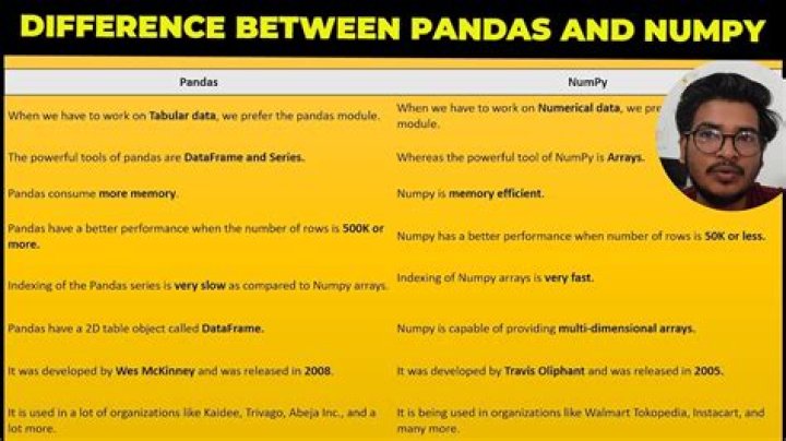 Should I use NumPy or pandas