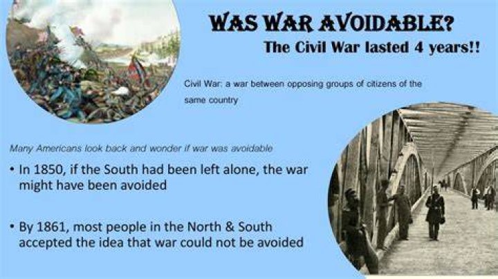 Was the civil war avoidable