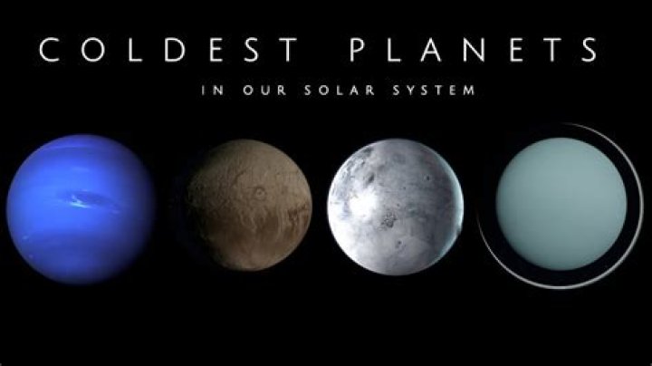 What are the three coldest planets