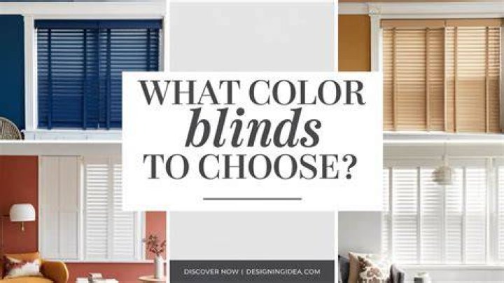 What color should Window blinds be