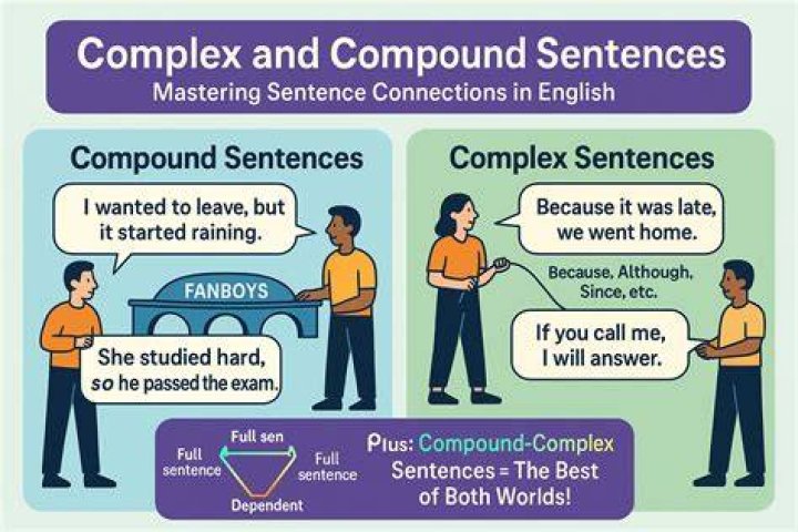 What do complex sentences show