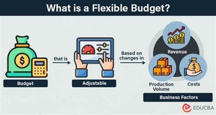 What does a flexible budget performance report do