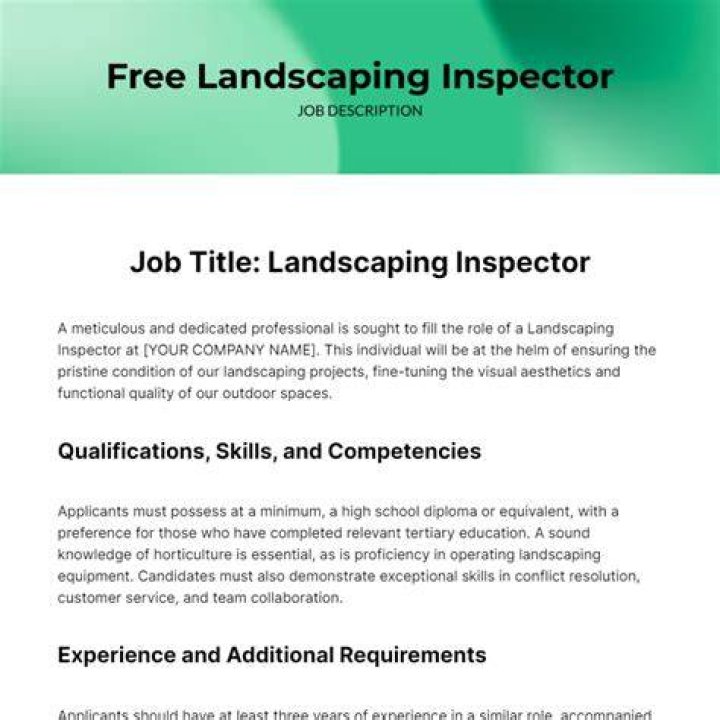 What does a lead inspector do