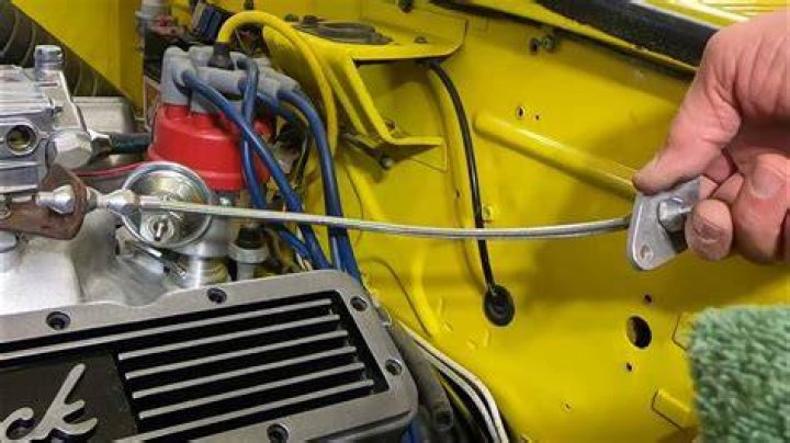 What does a throttle valve cable do