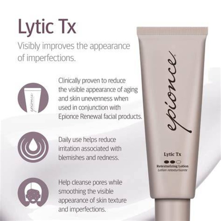 What does Epionce lytic TX do
