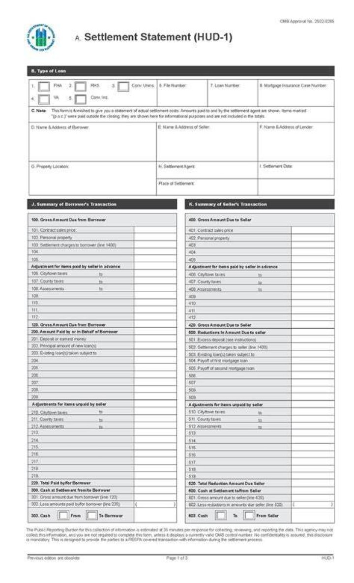 What does HUD statement mean