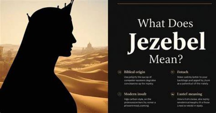 What does it mean to be a Jezebel