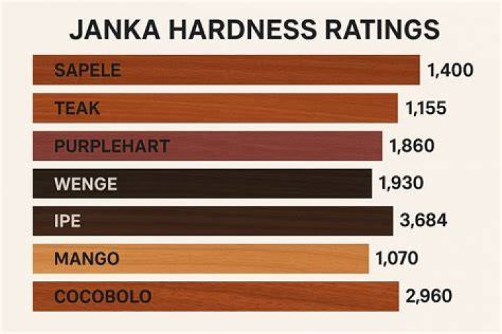 What does Janka hardness rating mean