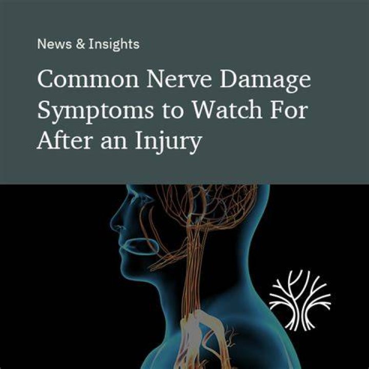 What does nerve damage look like
