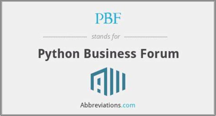 What does PBF stand for