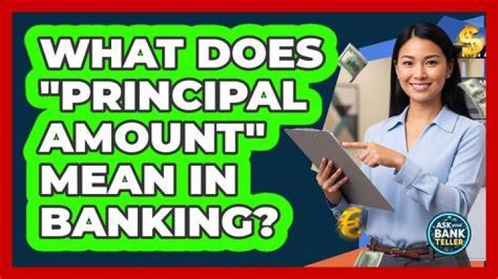 What does principal amount mean