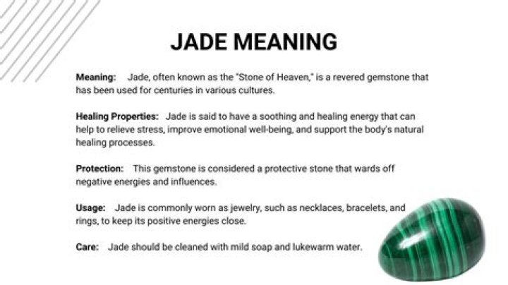 What does purple jade symbolize