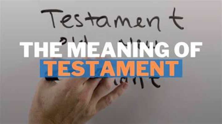 What does testament mean in the Bible