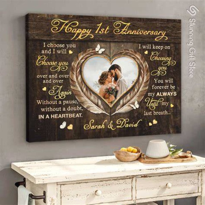What does the first anniversary symbolize