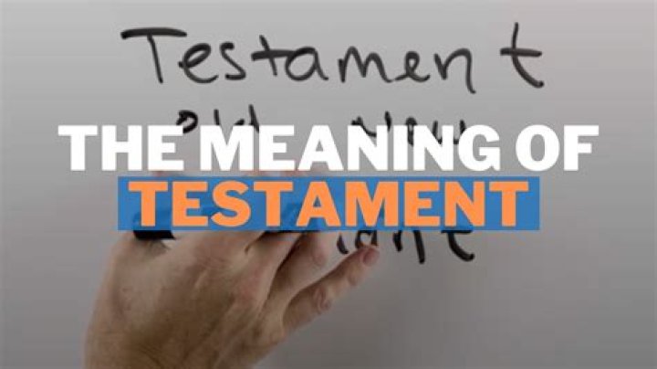 What does true testament mean