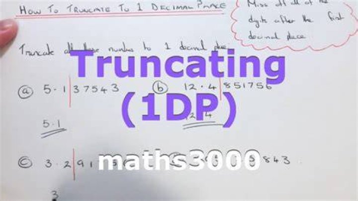 What does truncate command do