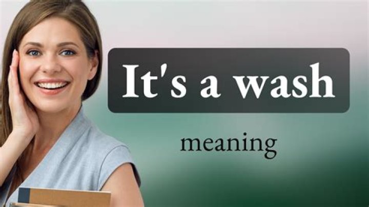 What does washed mean in slang