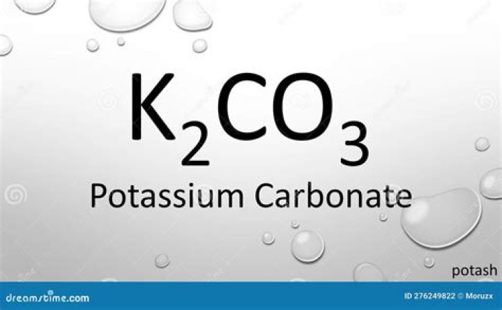 What elements are in potassium carbonate