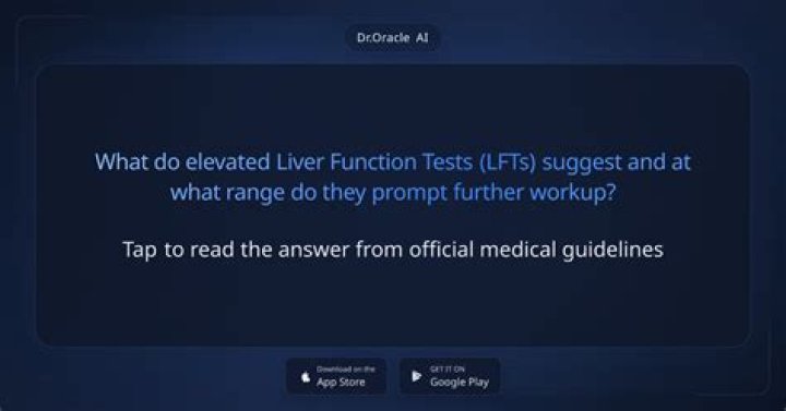 What elevated LFTs