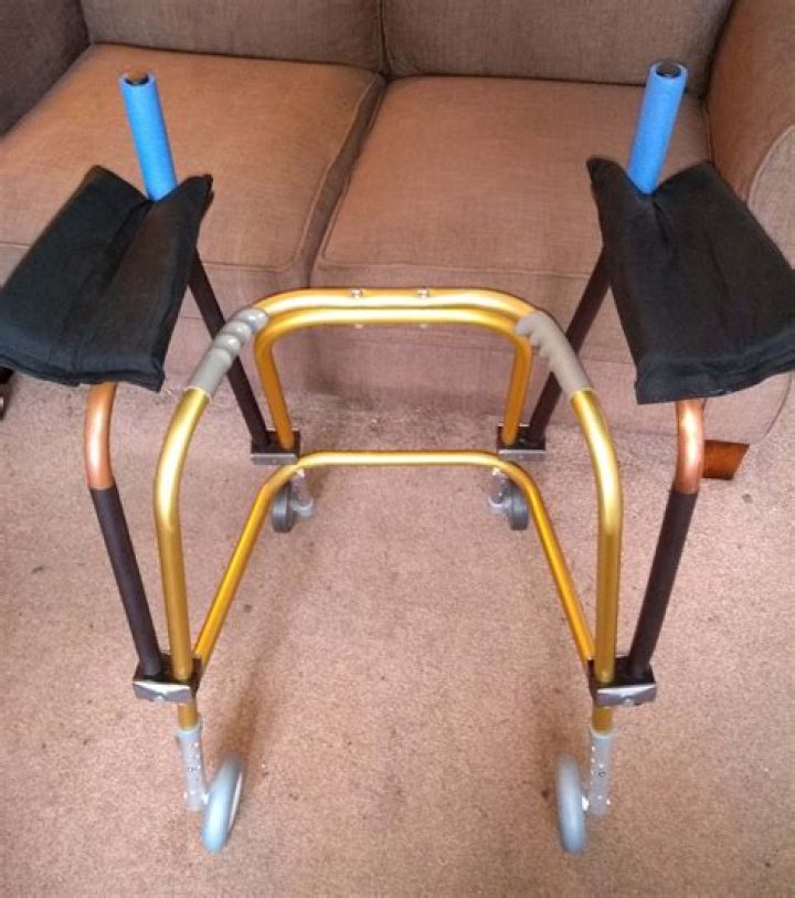 What height should a zimmer frame be
