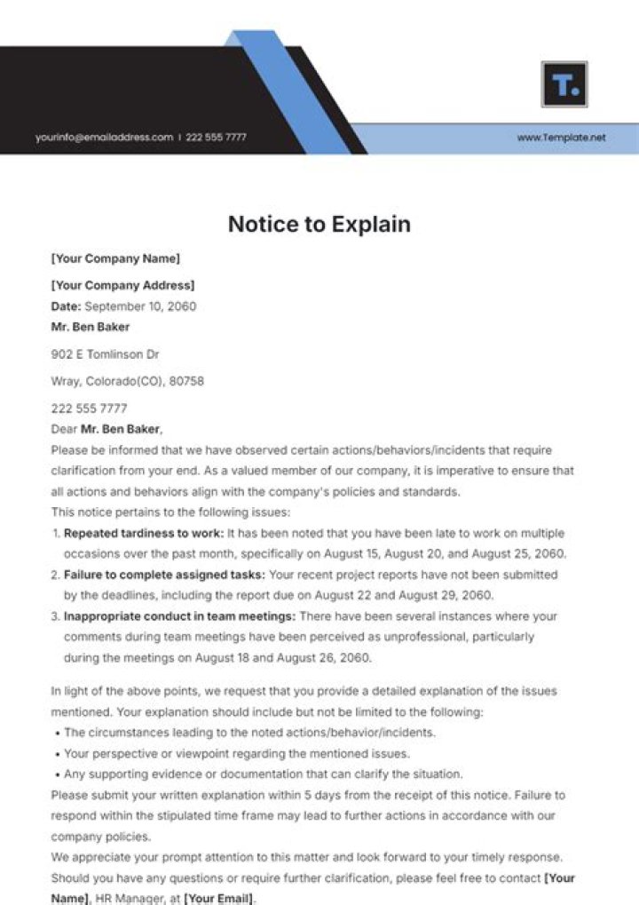 What is a 404c notice