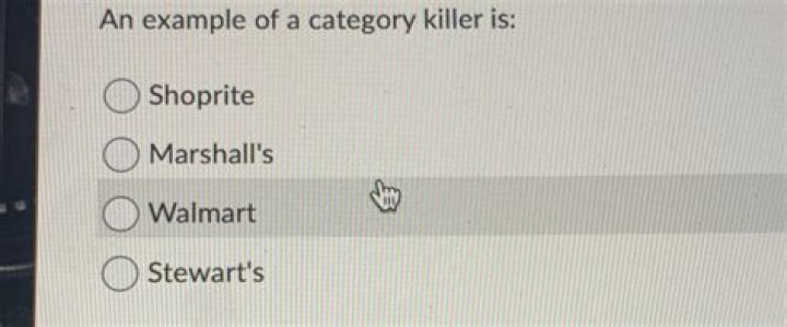 What is a category killer example