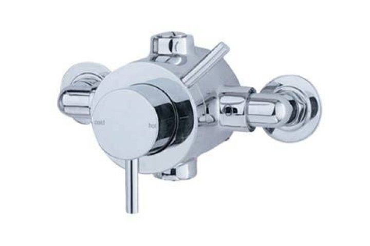What is a concentric mixer shower
