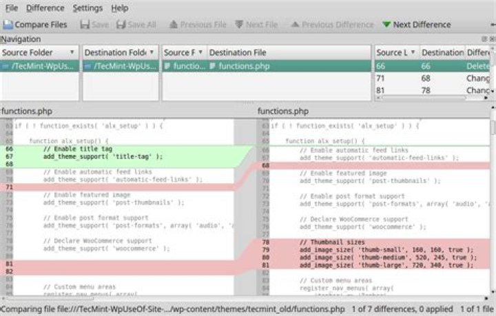 What is a .diff file