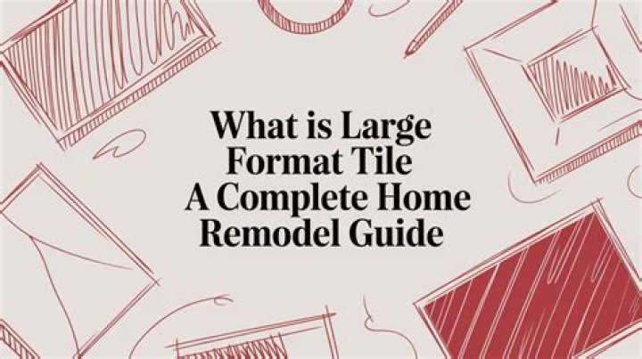 What is a large format tile