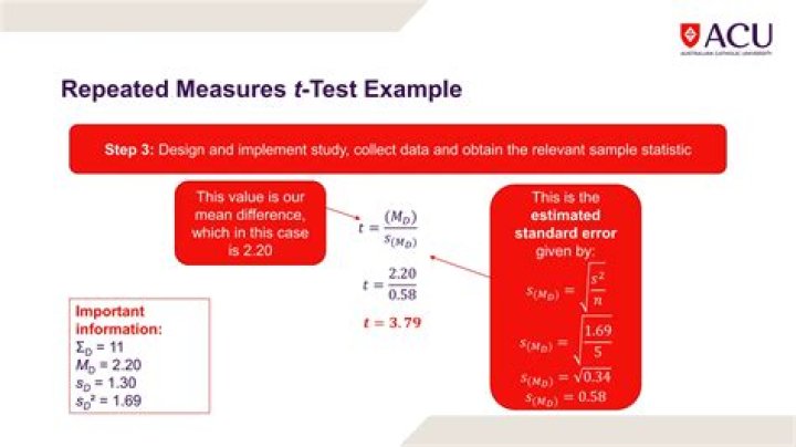 What is a repeated measures t test
