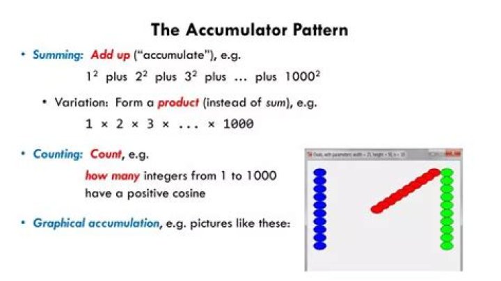 What is an accumulator in Python