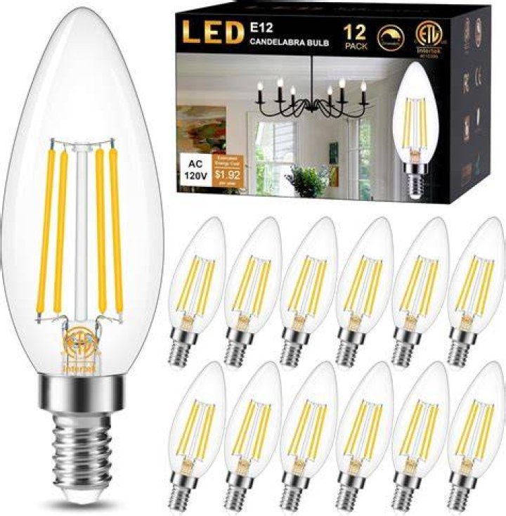 What is an e12 candelabra bulb