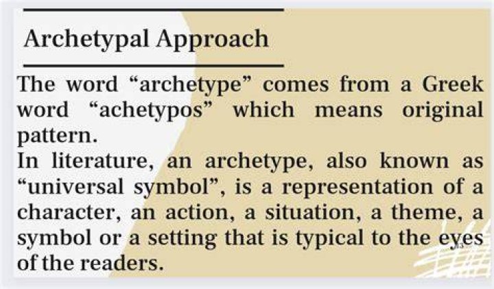 What is archetypal approach