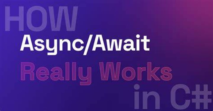 What is async await C