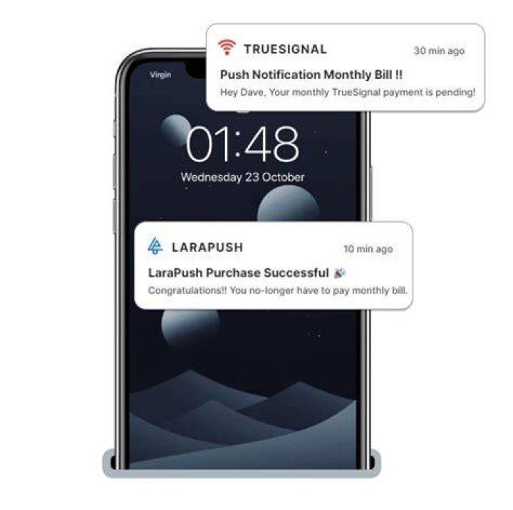 What is background push notification