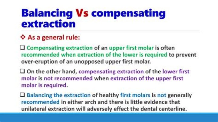 What is balancing extraction