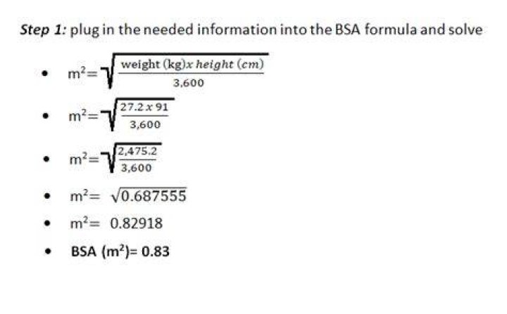 What is BSA formula