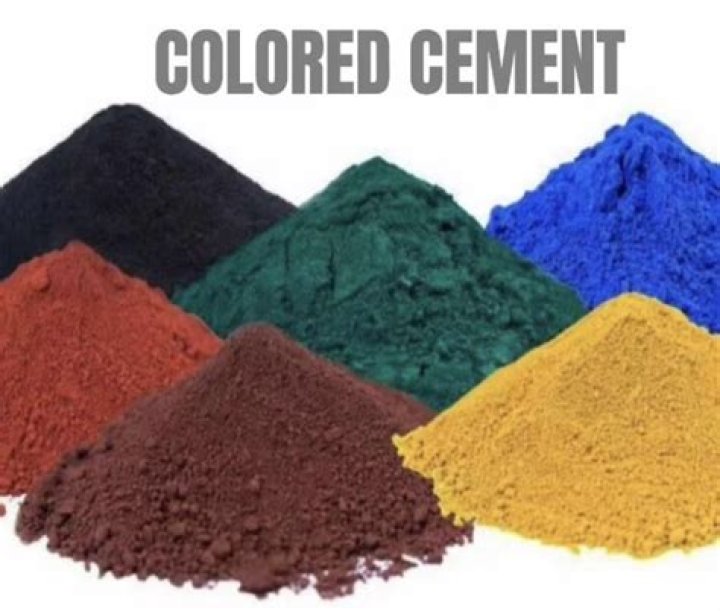 What is Coloured cement