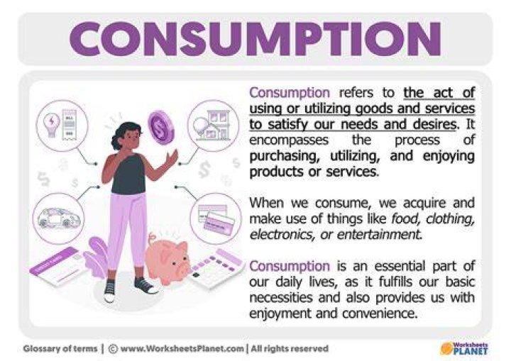 What is consumption schedule
