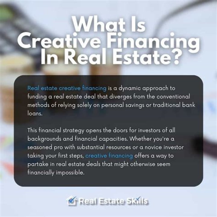 What is creative financing for a house