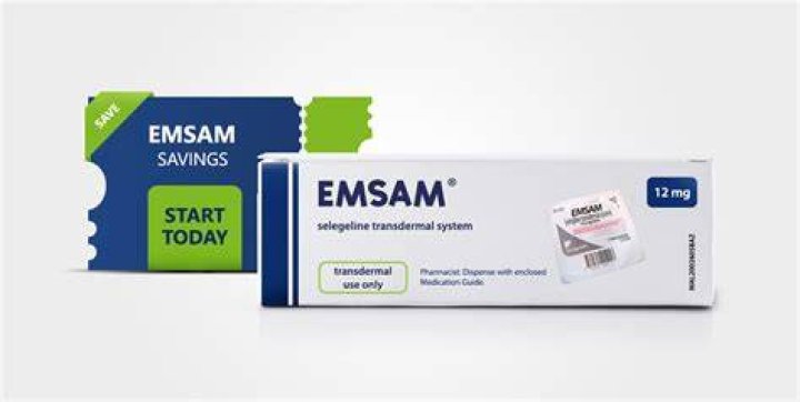 What is emsam patch used for