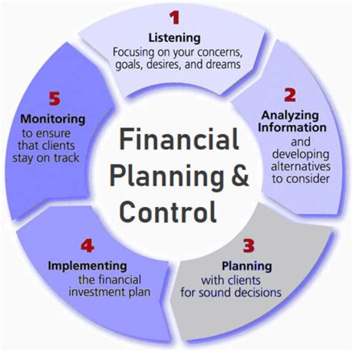 What is financial planning and control