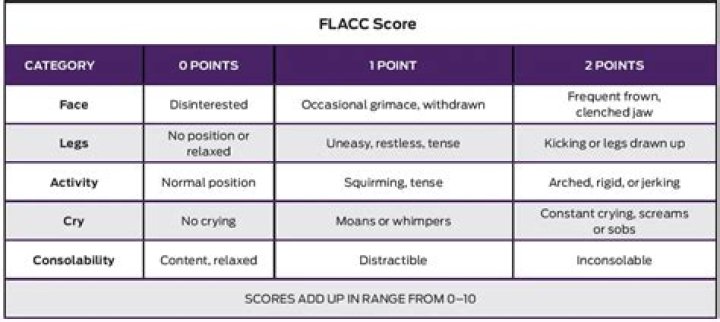 What is Flacc pain scale
