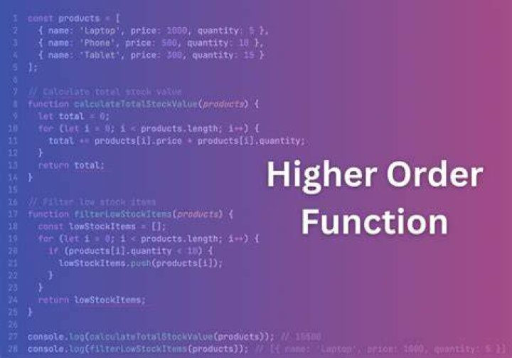 What is higher order function in Python