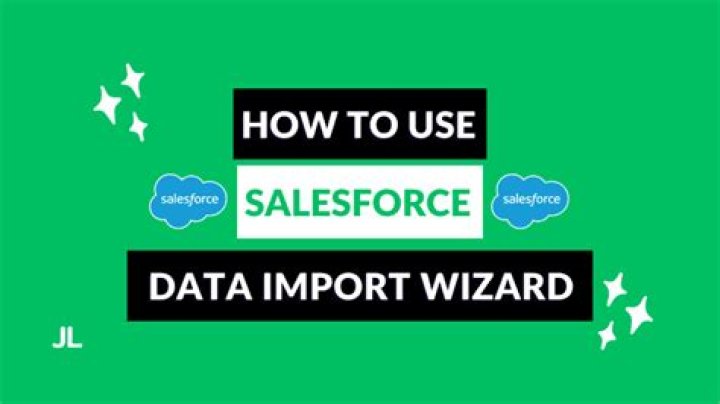 What is import wizard in Salesforce