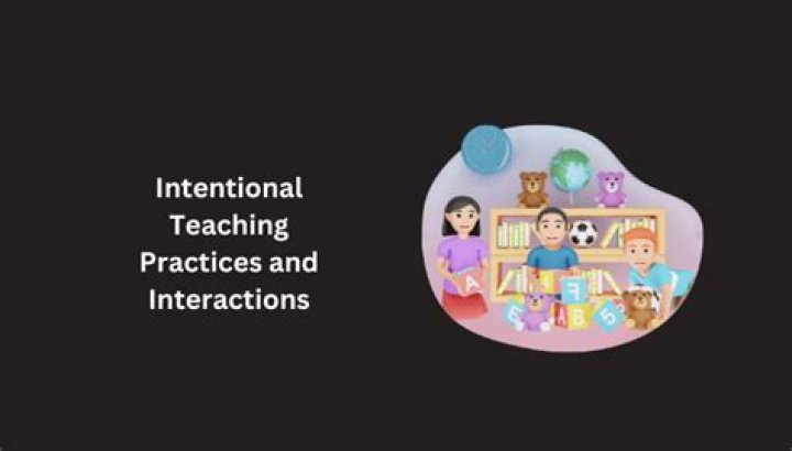 What is intentional teaching examples