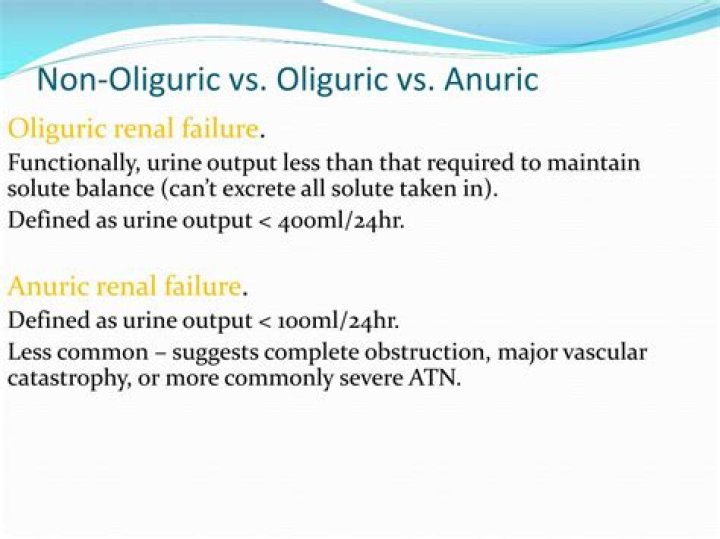 What is Nonoliguric Aki