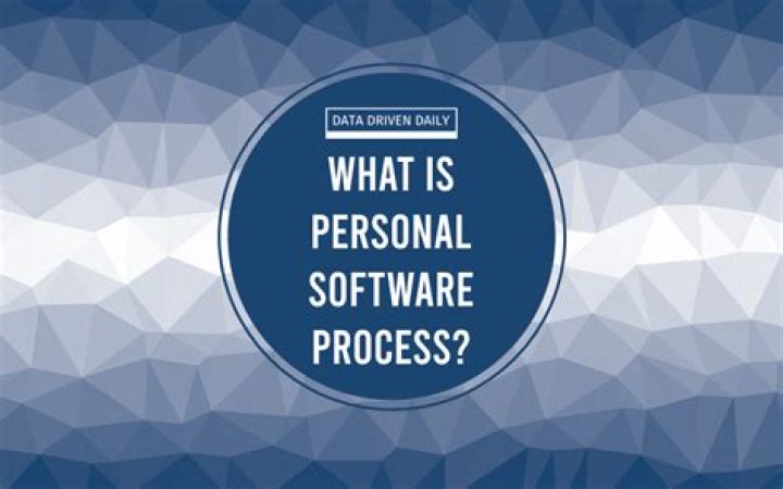 What is personal software process in software engineering