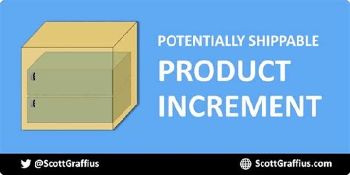 What is potentially shippable product increment